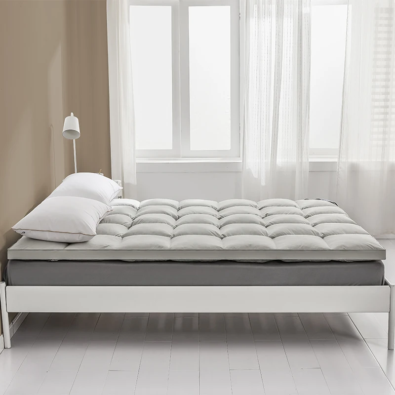 Bedding Twin Mattress Pad, Quilted Fitted Premium Mattress Protector, Breathable Mattress Cover,Fluffy EffectTop Mattress Topper