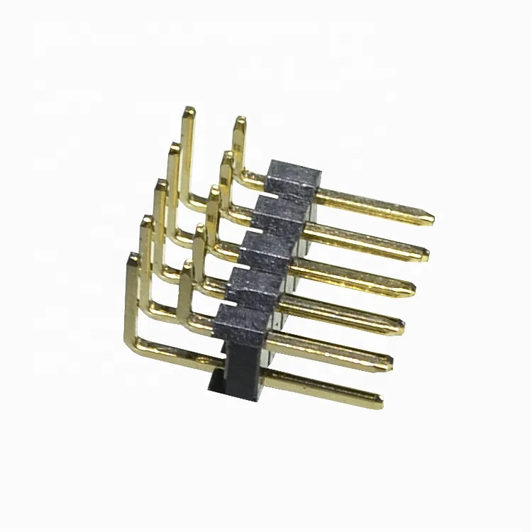 Двухрядный штыревой разъем 90 градусов 2,54 мм для разъема PCB