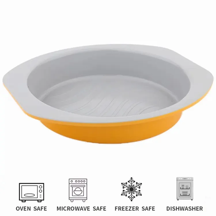 home and kitchen product Carbon Kitchen Nonstick Round Suit Bakeware Baking Pan Bread Plate Baking Utensils