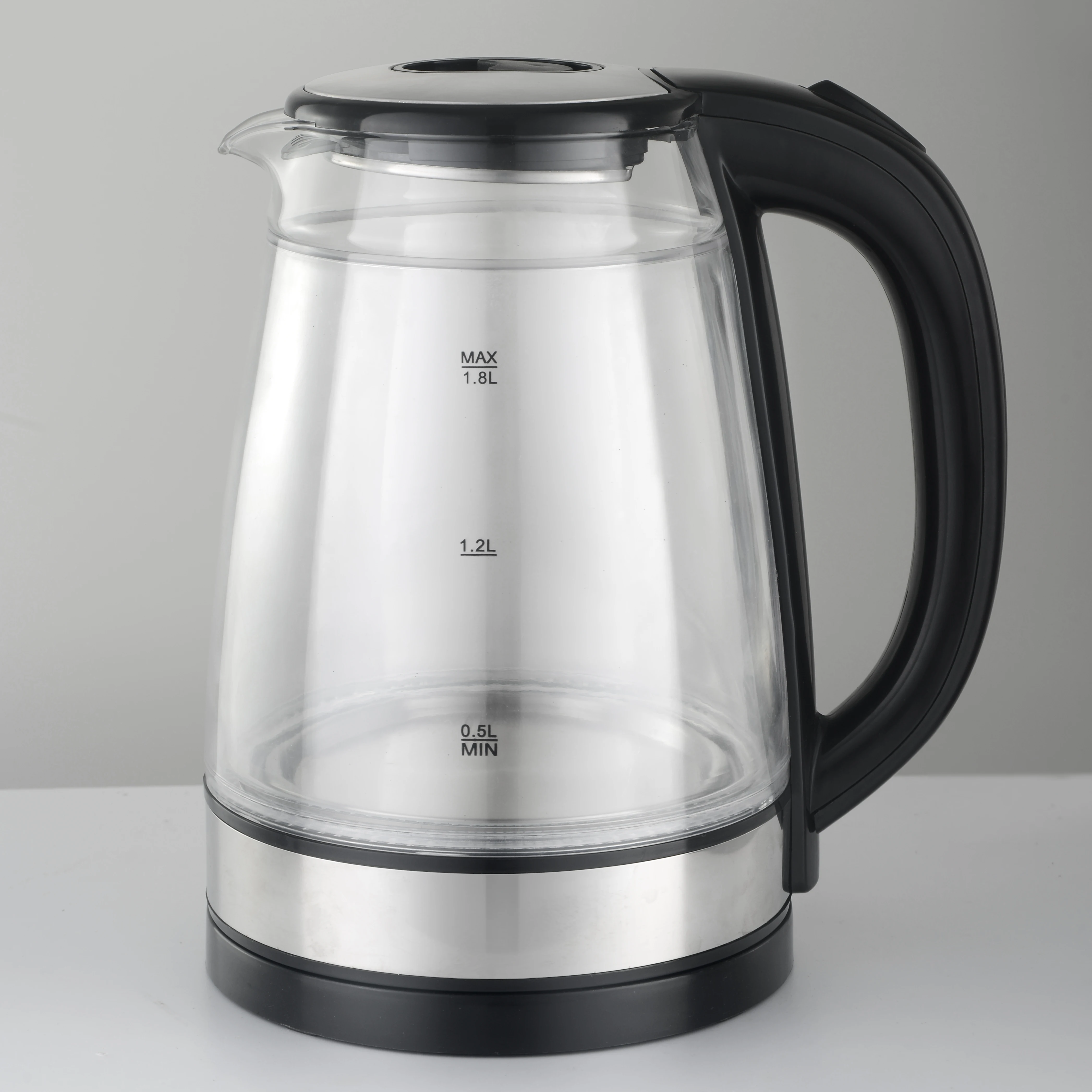 New double-wall anti-hot glass stainless steel electric kettle 2L large capacity household gift wholesale water electric kettle