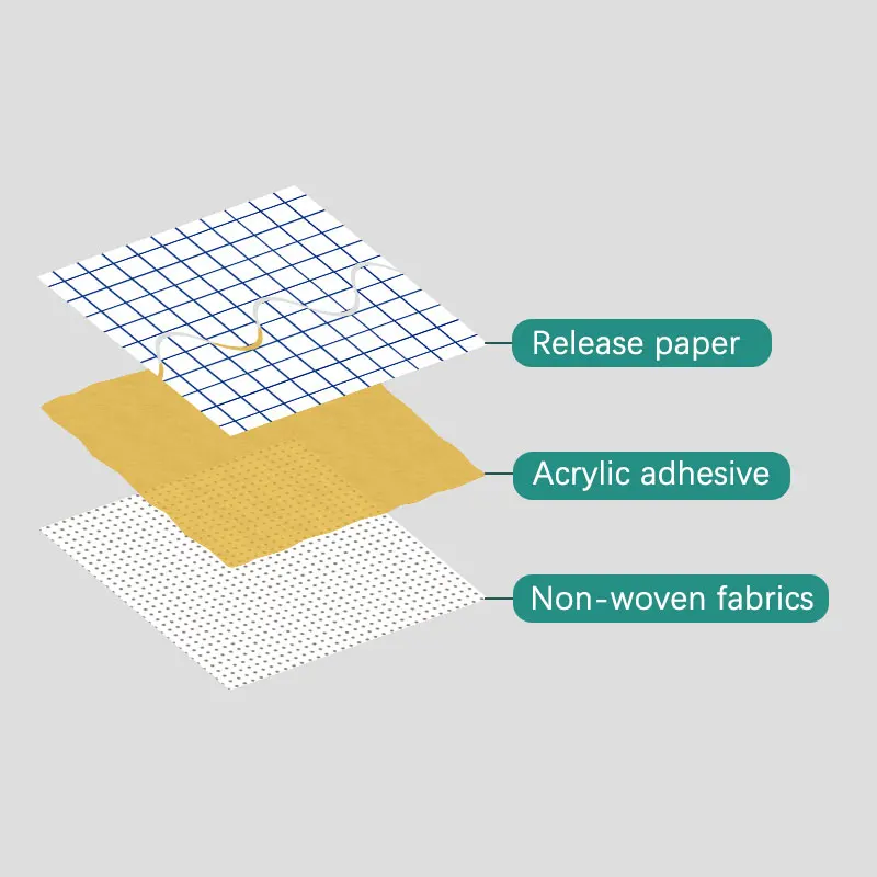 Non-Woven Adhesive Tape For Wound Care With CE Certification