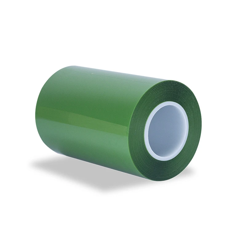 PET high temperature tape Green circuit board electroplating paint acid and alkali resistant single side silicone tape