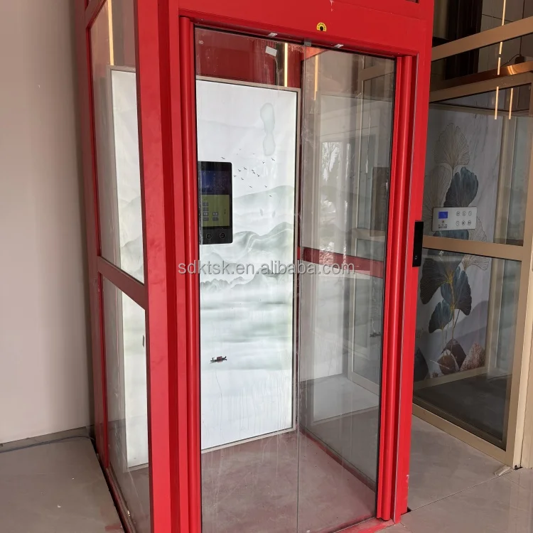 Mini residential elevator small home lift elevator residential panoramic elevator
