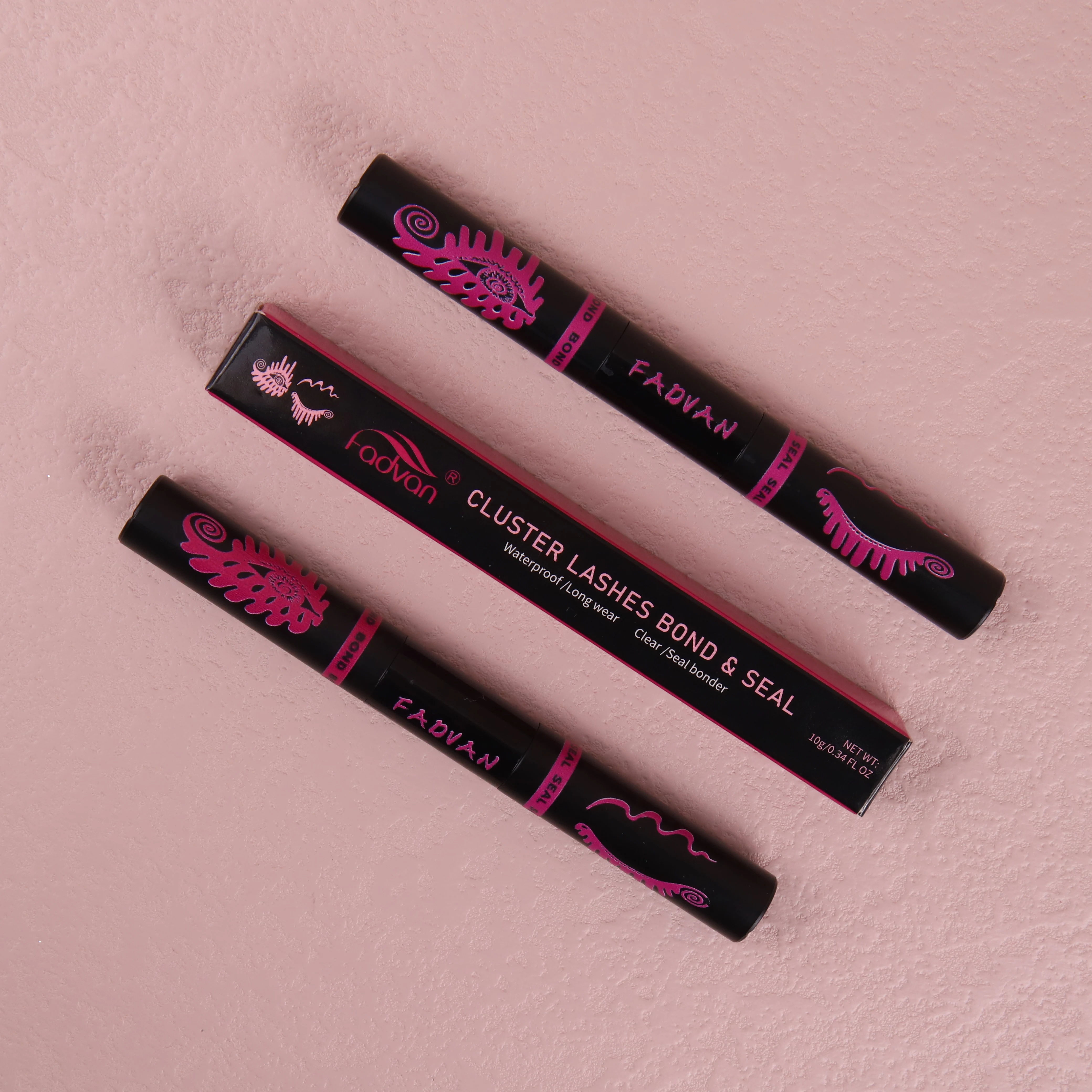 Fadvan Segmented Cluster Self-Application Diy Lash Glue Private Label Eyelash 3D Effect Segmented Diy Lashes Extension