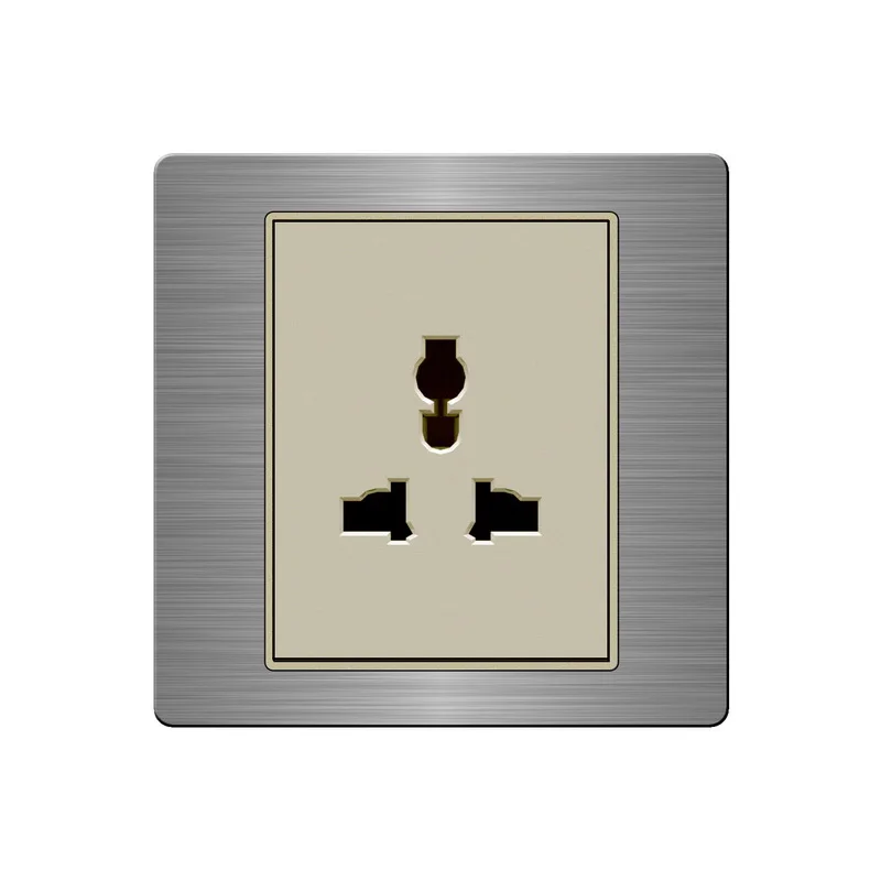 Good Price Factory Supply PA66 Base UK Standard 2 Pin Socket With 2 Way Switch