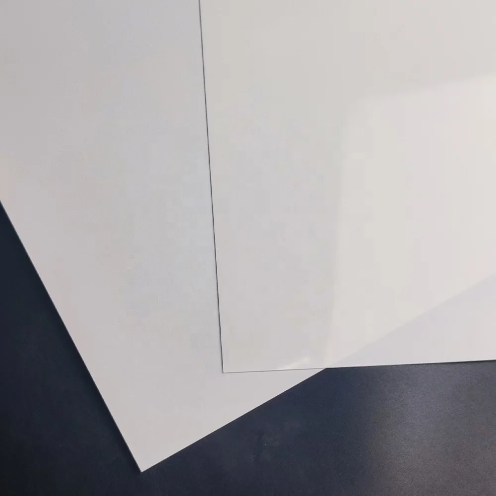 Pvc Wrap Transfer Plastic Peintable Paper Colorful Shrink Film Sheets Pet Inkjet White Printable Heat Shrink Plastic Paper