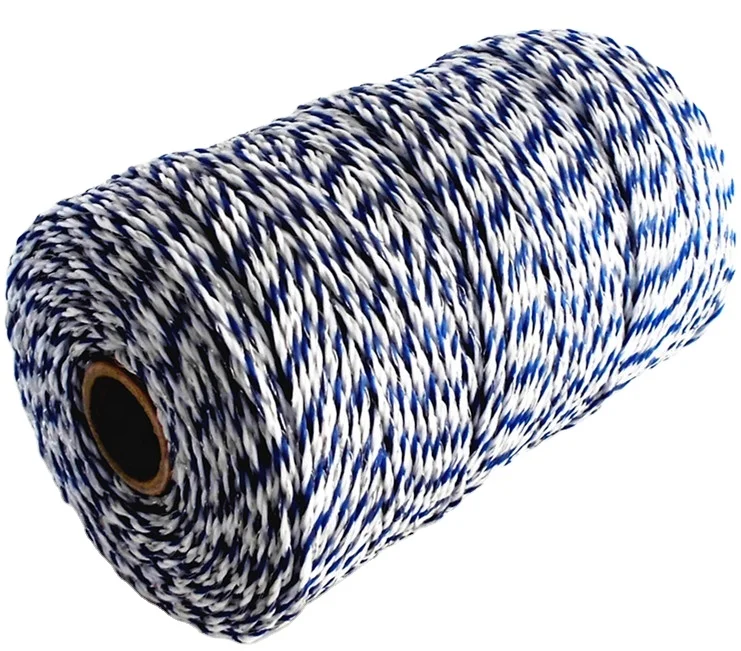 Manufacturer high visibility long lasting 6 stainless steel conductor electric fence polywire