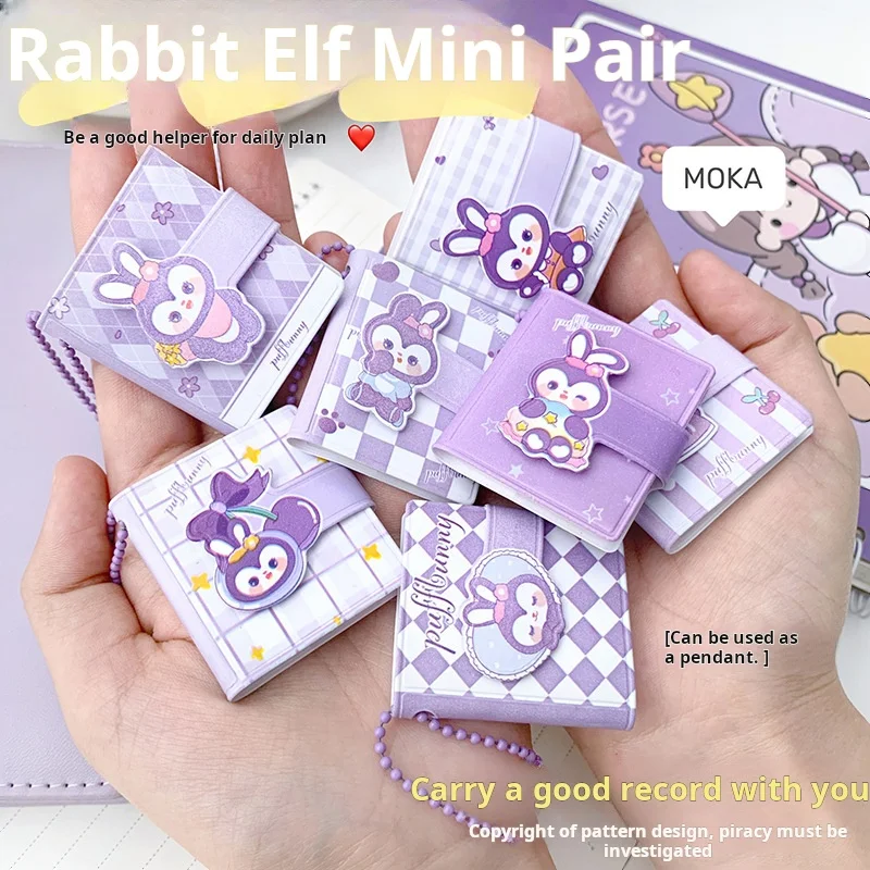 Cartoon cute mini sharing this rabbit elf notebook notepad cute pair this portable portable pockets notebook