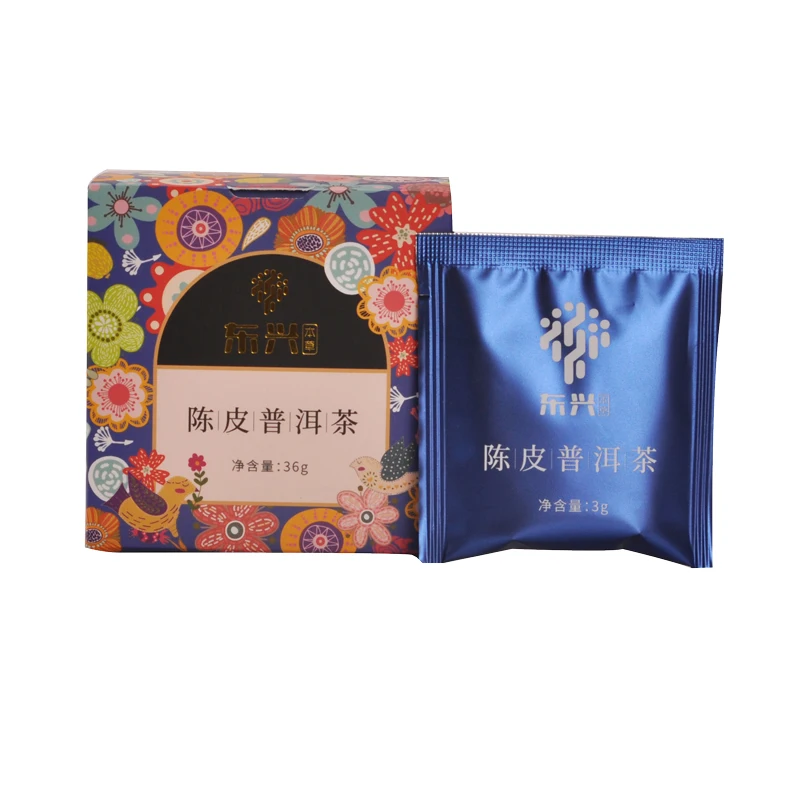 Органический премиум-чай Pu'erh с листьями для красоты фирменная торговая марка