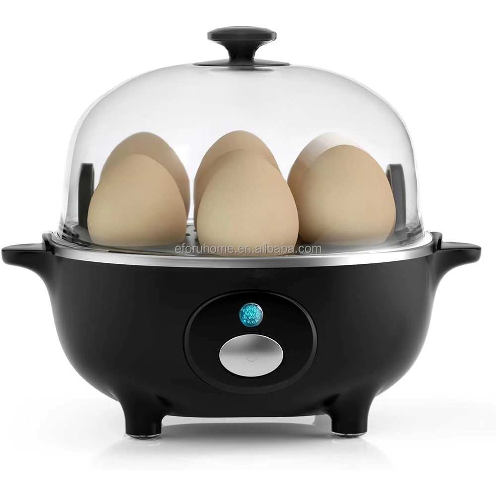 Double 2 Layer Electric Rapid Egg Cooker Stainless Steel Egg Boiler for Hard Boiled Eggs or Omelets With Auto Shut Off