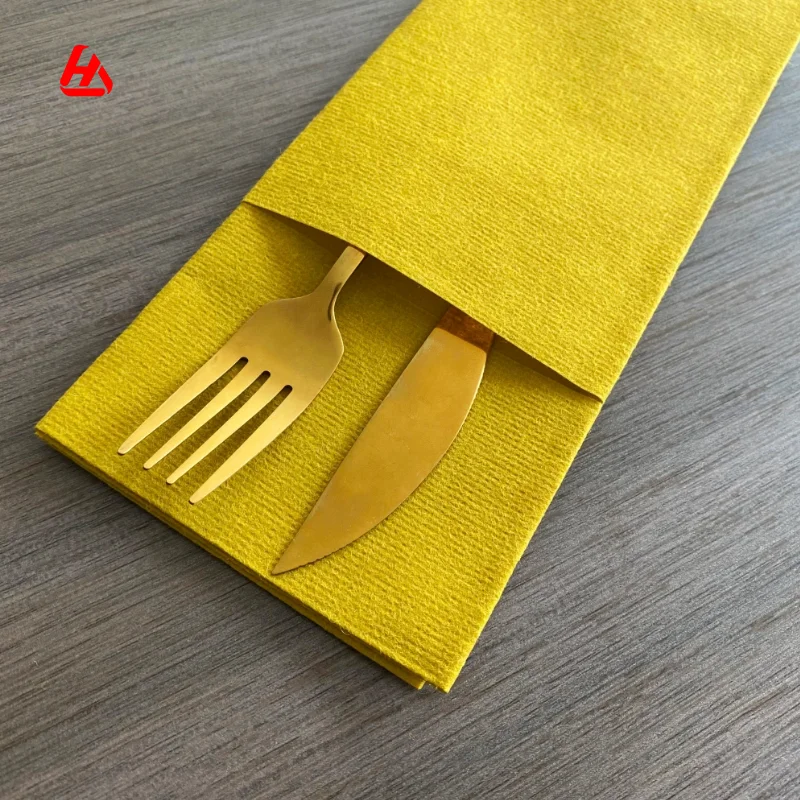 Luxury Linen Feel Airlaid Napkin Colored Paper Napkins Decoupage Paper Napkin Tissue