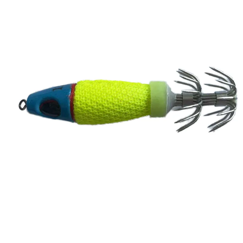 Люминесцентная Мягкая приманка для кальмаров с двойным зонтиком