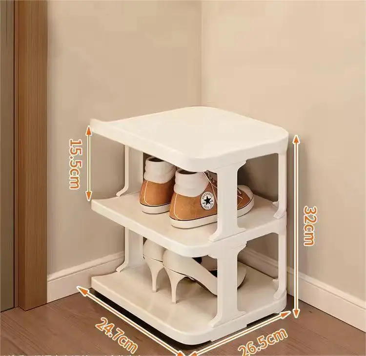 Wholesale Household Home Easy Use Living Room Plastic PP Stand Detachable Sneaker Shoes Storage Holder Rack