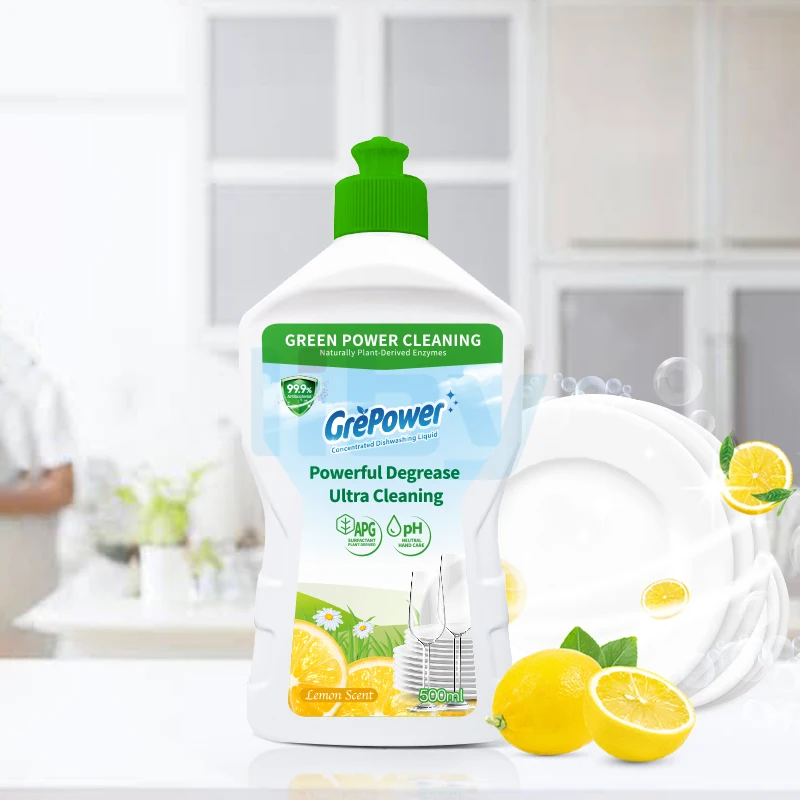 Liby Grepower Eco-friendly 1L OEM Manufacturer Effective Detergent Chemicals Rice Water Dishwashing Liquid Dish washing cleaner