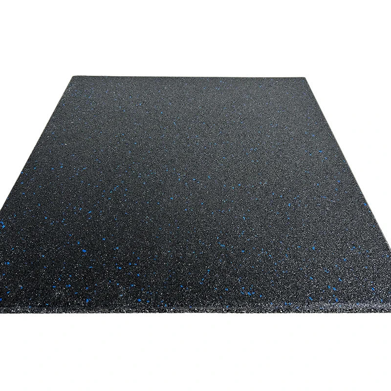 Черный + синий EPDM Резиновый напольный коврик 1 м * Противоскользящий пол