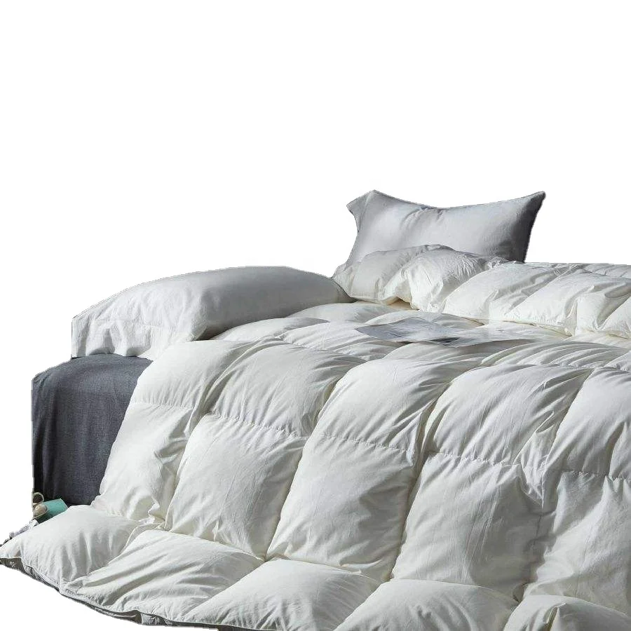 100% Cotton Fabric Filling Duck/Goose Down Feather Duvet For Bed Sleeping Winter Quilt Warmful Goose Down Duvet High Quality
