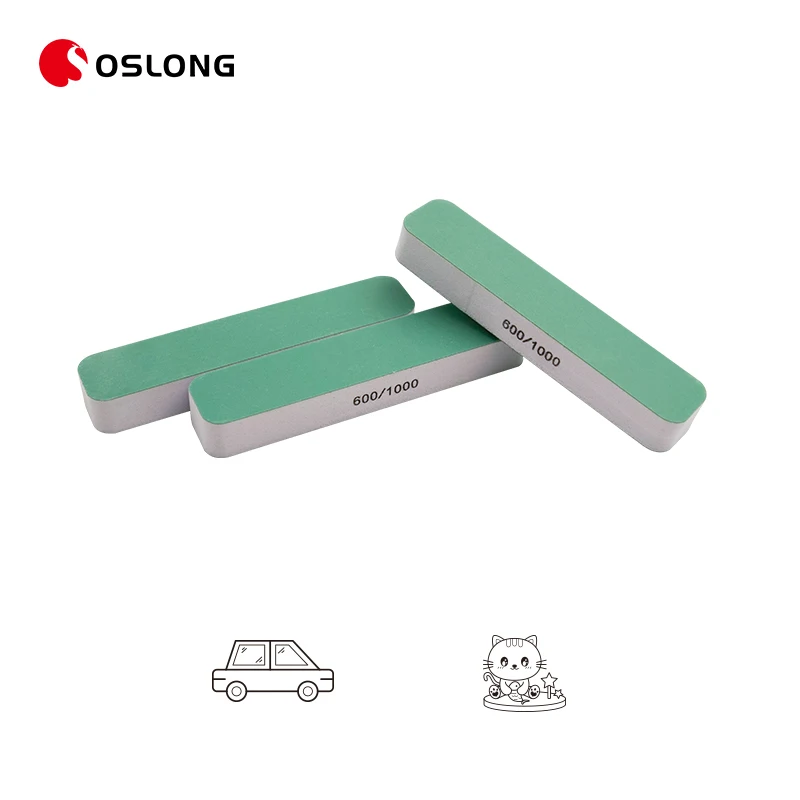 Customized Size Wet And Dry EVA Abrasive Block Aluminum Oxide Zirconia Polishing Car And Jewelry Sponge Sanding Pads