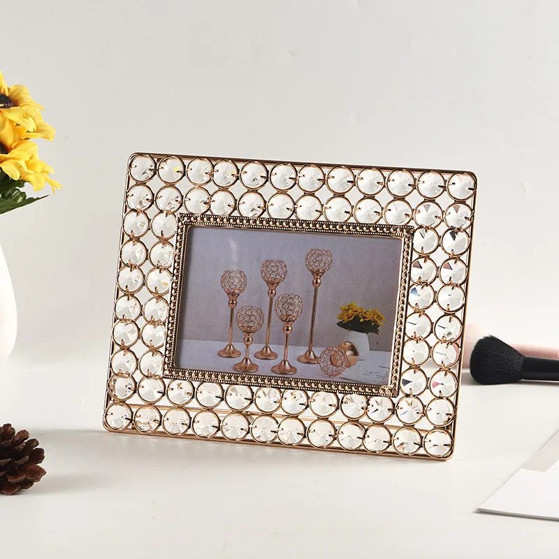 Great Value For Money Tabletop Decoration Crystal Materia Frame Photo Frame
