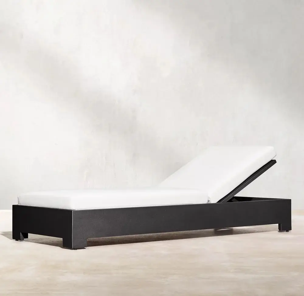 garden folding sunbed hotel custom beach chairs swimming pool lounge chair sun loungers outdoor furniture