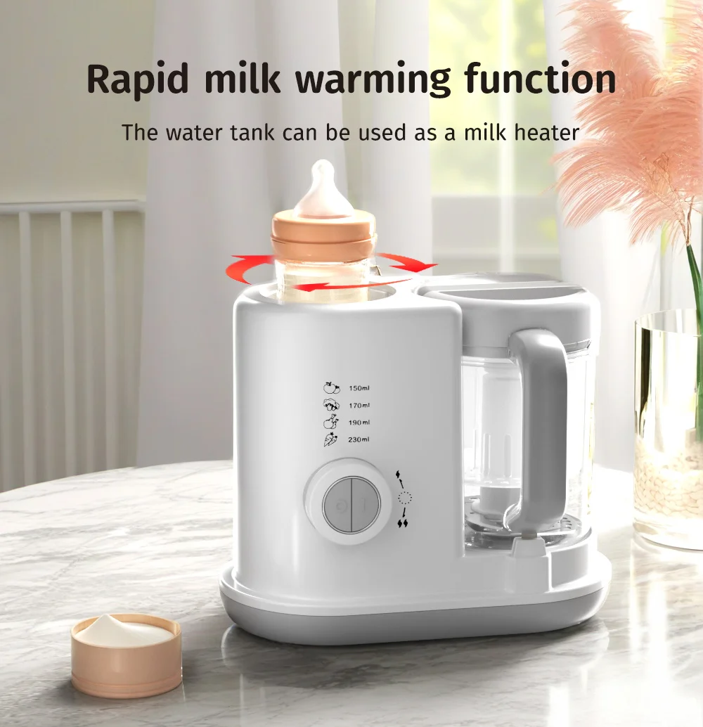 Custom logo baby cooker food maker baby food steamer blender baby food processor