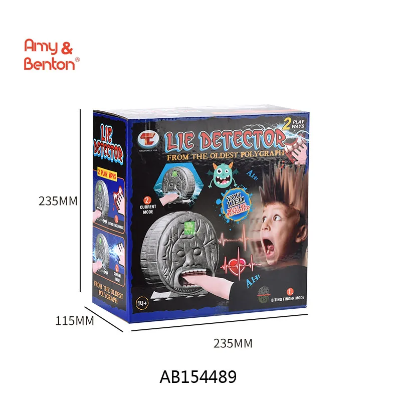 Intelligent Plastic light and sound effect virtual current vintage lie detector Toys