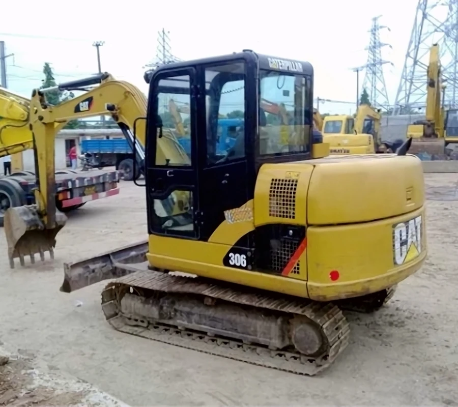 Rare Used Caterpillar CAT 306C Excavator Cat excavator mini skid steer mini caterpillar excavator for sale give away  a drone