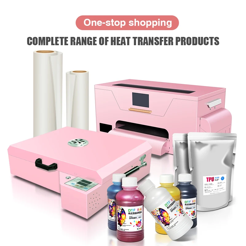 2025 Newest Pink A3+ 30cm DTF Powder Oven For PET Film Powder A3 DTF Dryer Heating Curing Dryer 33cm dtf Oven