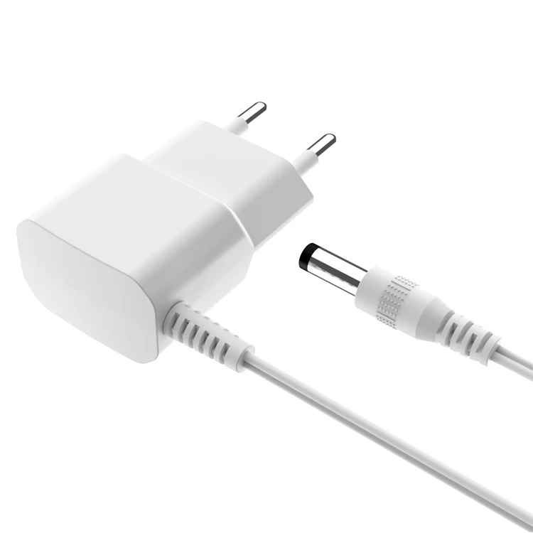 Wall Mounted Intertek Vertical Adapter 12V 0.5A 6W CE Certified EU Standard Plug AC DC Power Adapter Wall Charger for Baby Monit