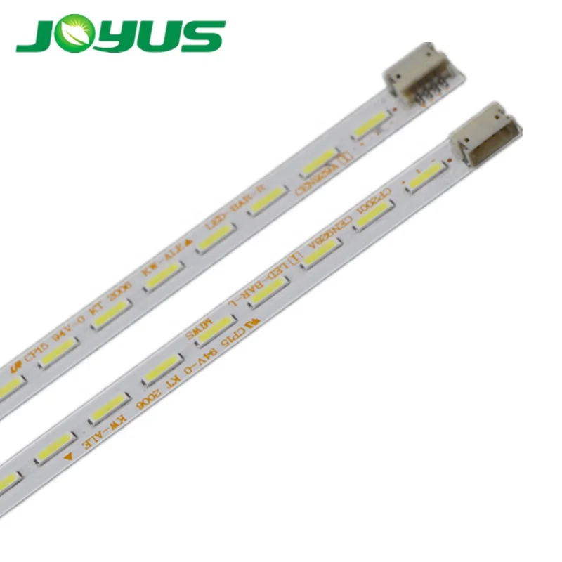 Leory Лидер продаж телевизор 55 дюймов светодиодные ленты для sharp маленький лампа 54 светодиода/ПК smd 7020 555 мм 6V 108V LC-50LE440M CEN928A CEN929A LED-BAR-L/R