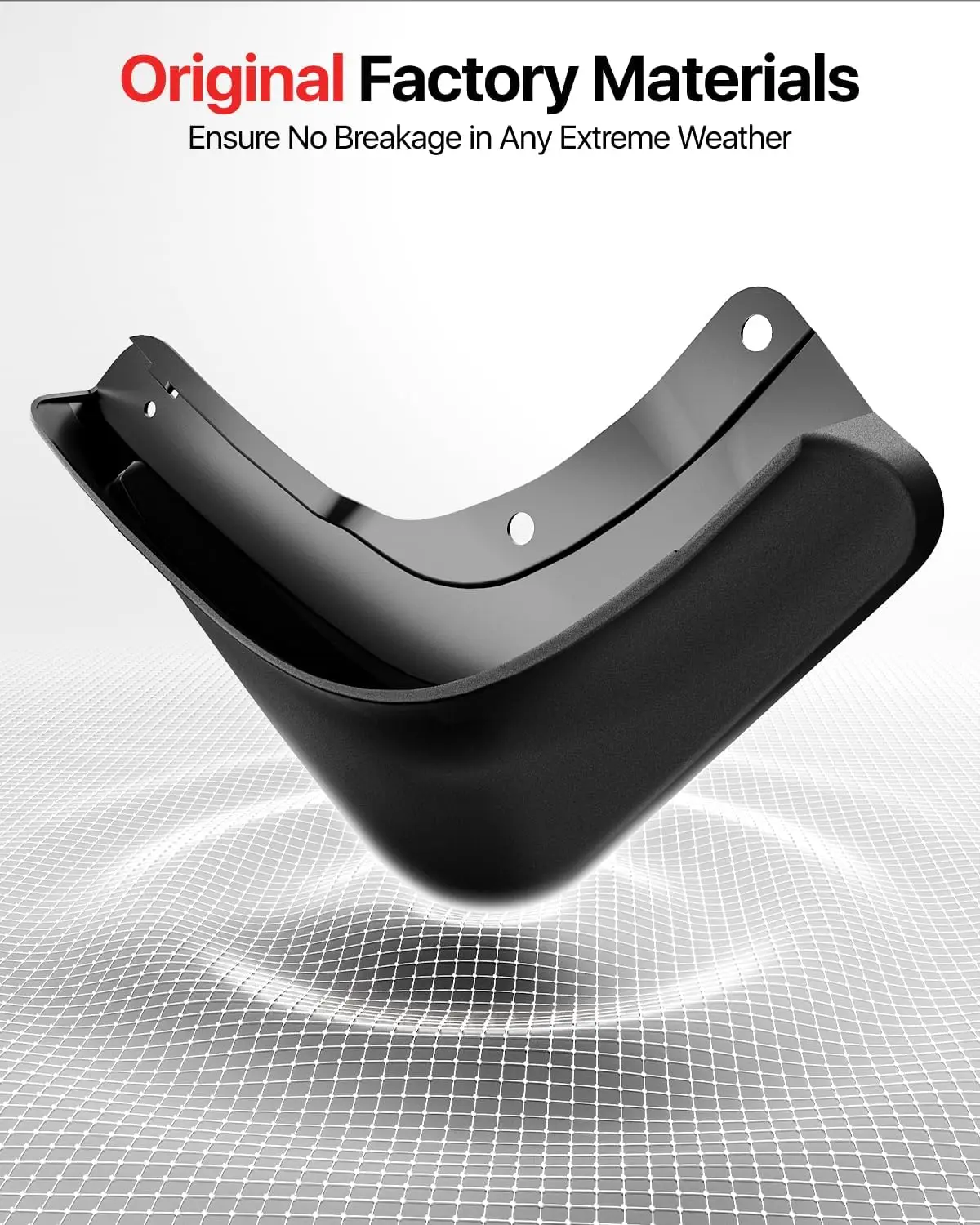 Tesla Model Y Accessories - Mud Flaps All-Weather Mud Splash Guards for Tesla Model Y 2024-2020, Black (Set of 4)