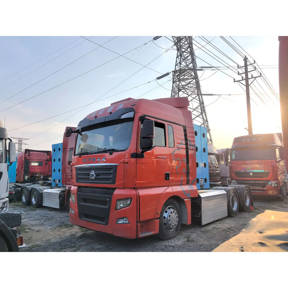 Евро 2 б/у тягачи Howo 6x4 371 л.с. дизельный двигатель Weichai механическая коробка передач левое рулевое управление 450 ЛД. Д. Распродажа по низкой цене