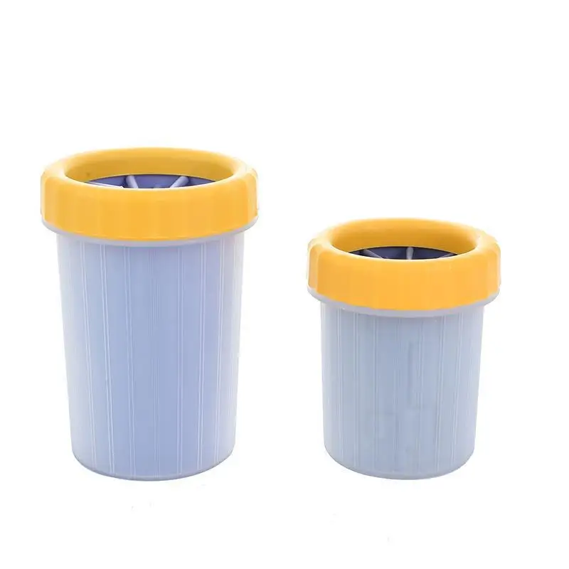 Small Animal Grooming Silicone Foot Washing Cup Stocked Pet Claw Washing Device Care Cleaning Beauty Supplies for Cat and Dogs