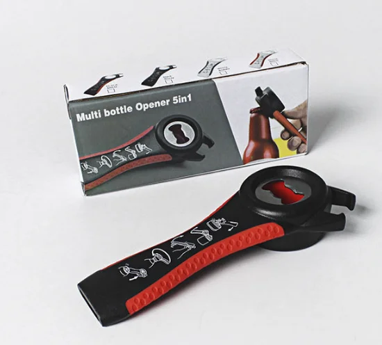 Five in one Bottle opener multi-function ear Can opener creative beer soda  opener kitchen gift