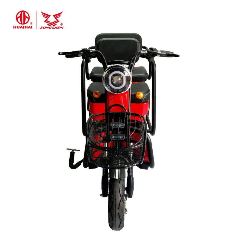 Small Electric Tricycle Recreation Vehicle With Two Seats For Elder Aged Person