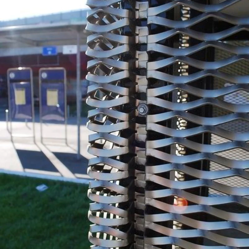 aluminium thick stretch expanded mesh high security aluminium expanded mesh Factory Wholesale Customized Aluminum Mild Steel