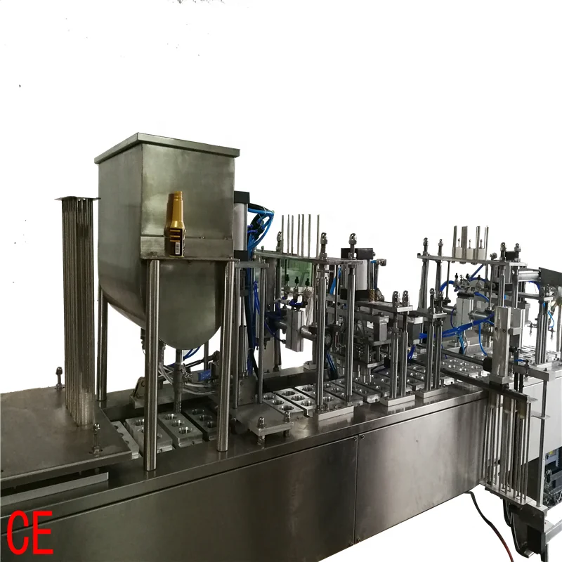 BG60-4 автоматическая машина для наполнения святых двойных фольг причастия сока печенья чашки