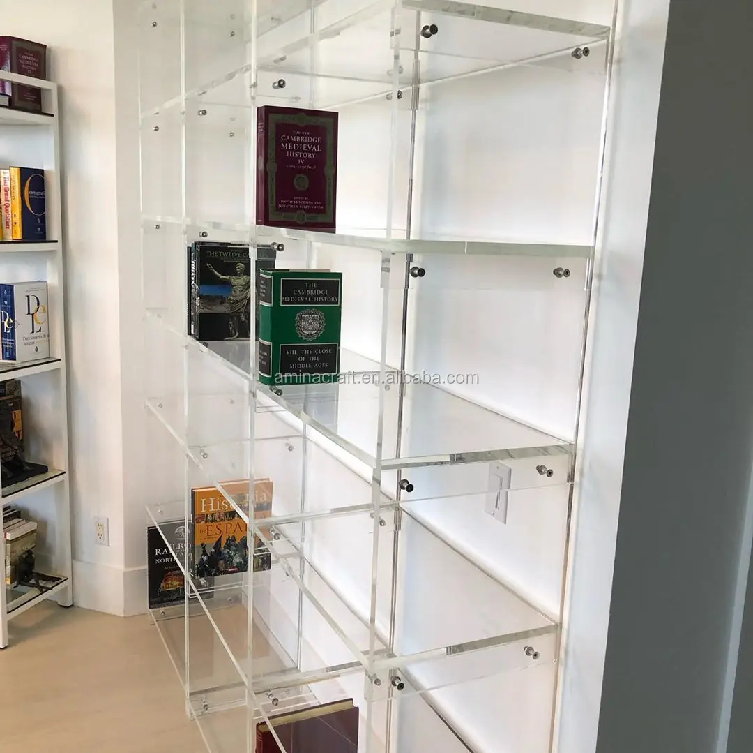 Amina Craft Acrylic Book Shelf Stand