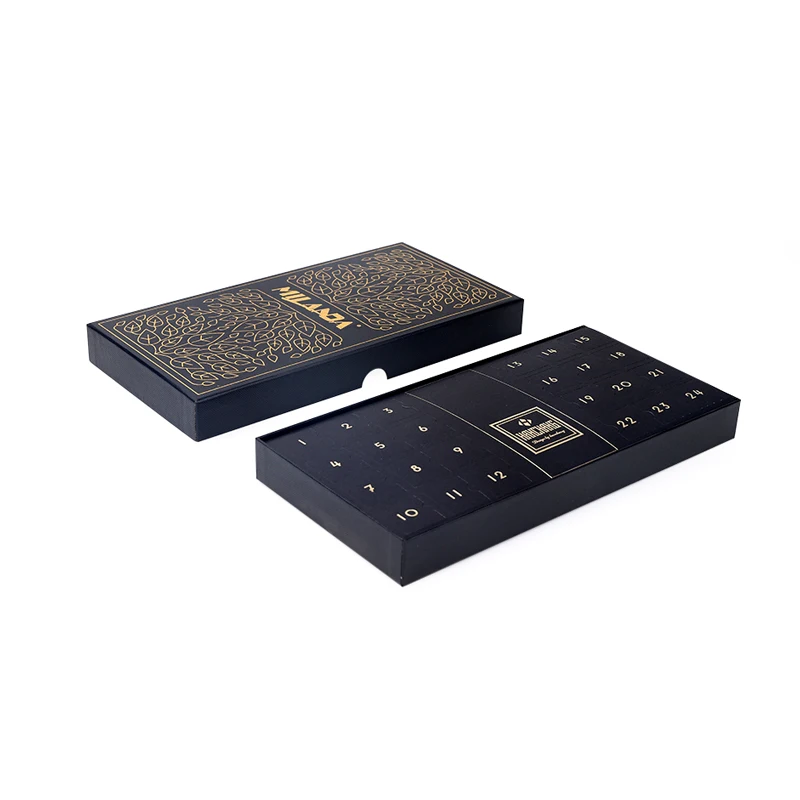 elegant box for chocolate with lid cardboard packaging gift box chocolate halloween advent calendar chocolate box