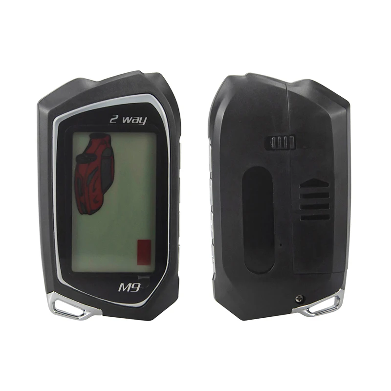 
2 way car alarm system lcd remote control engine starter timer shock sensor warning display car anti theft two way car alarm 