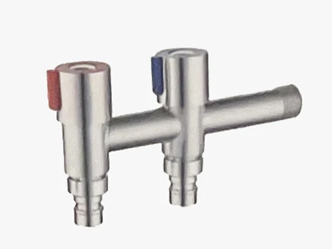 XZ-201 Hot Sale Stainless Steel T-Type Brushed Durable Toilet Facet Wall Mounted Bathroom Washing Machine Tap