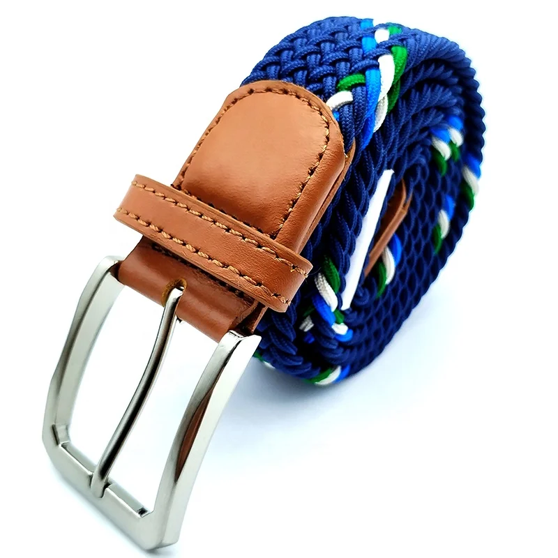 Custom Womens Stretch Belt Adjustable Designer Stretch Belts Colorful Elastic Belt For Women Waist