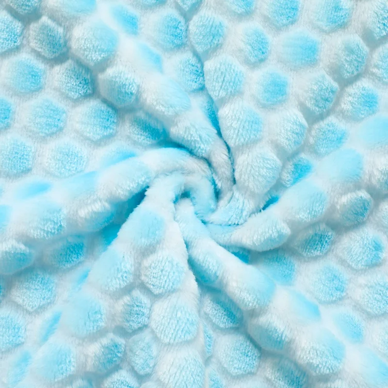 
High quality100% polyester Double-sided burnout velvet fabric flannel For Home textile 