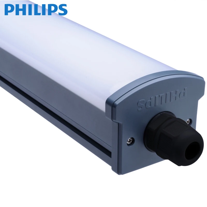 Светодиодная лампа Philips T8 с тремя анти-светящимися полными одиночными и двойными трубками Взрывозащищенная флуоресцентная Пылезащитная Встроенная водонепроницаемая