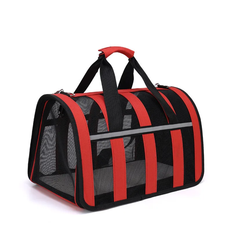 Wholesale high-quality large capacity pet bag breathable portable backpack portable folding