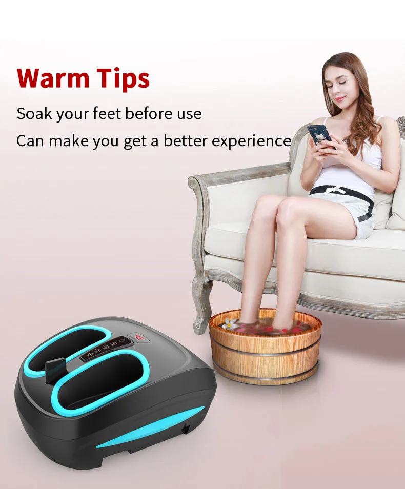 TUDEEN Factory New Design Foot Spa Massager Promotional Home Use  Electric Foot Massager Machine