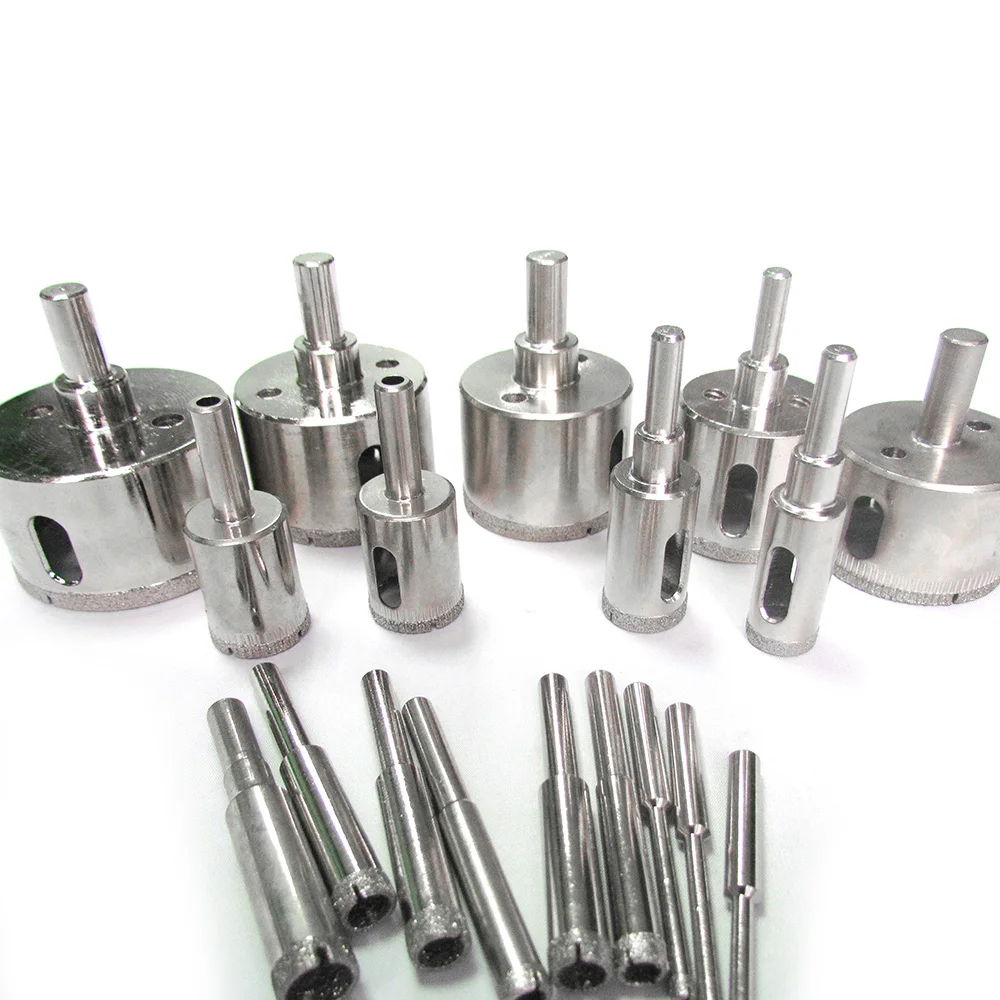 XUNDA 6-120mm diamond coated concrete hole saw cutter core drilling bits for Glass Tiles Granite Ceramic