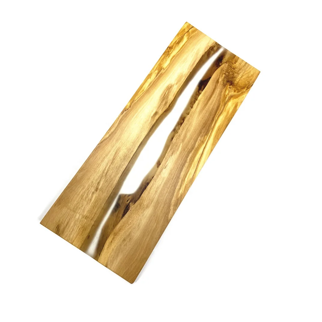 Good Design Home Kitchen Olive Wood and Epoxy Resin Art Cutting Serving Chopping Board