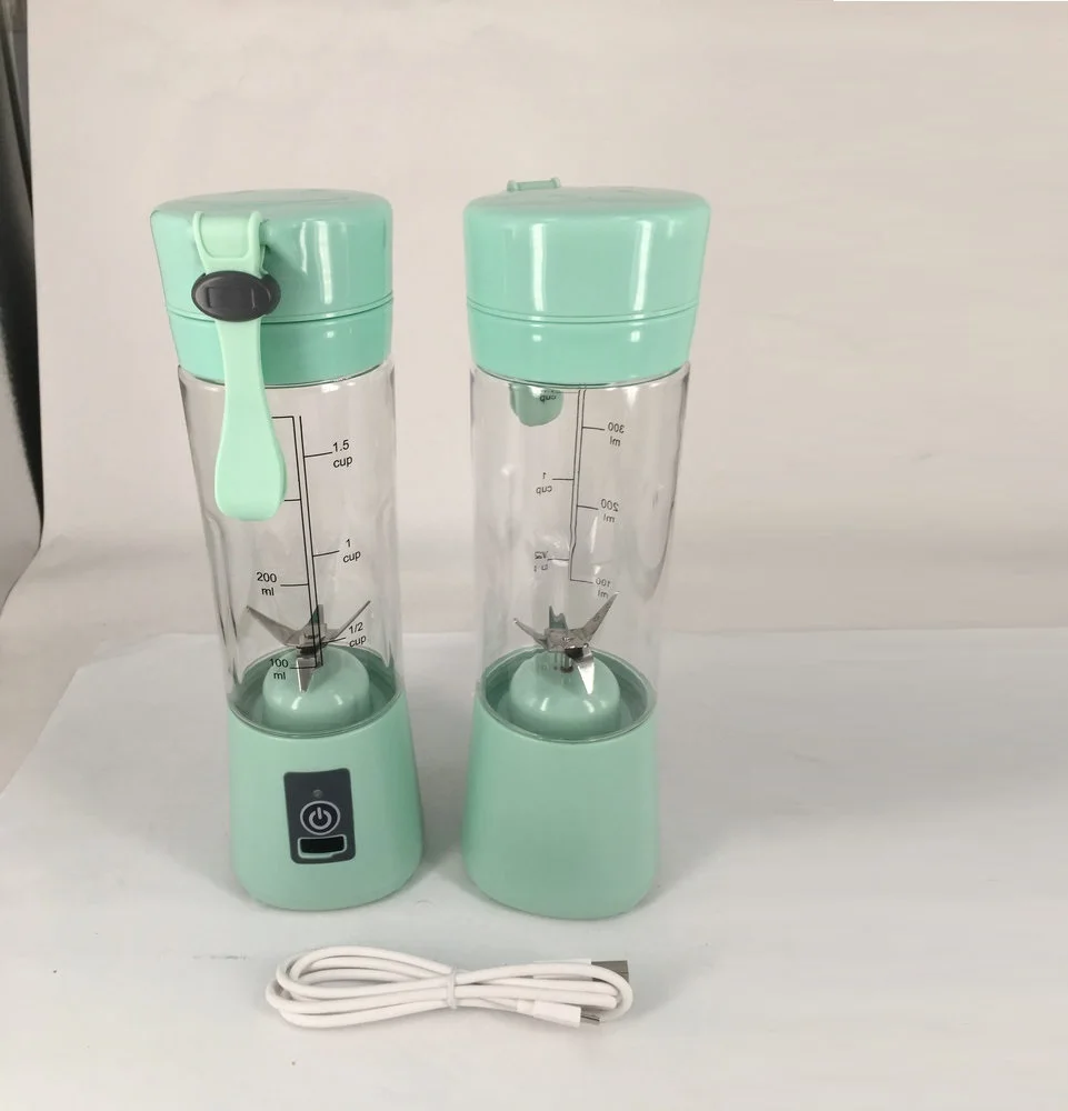 New Design household Portable Juicer Blender Fruit Mixer- Six Blades in 3D USB Juicer Cup