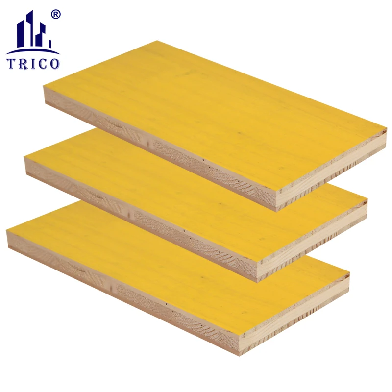 Hebei Trico 3 Layers Formwork Plywood 3-Ply Shuttering Panel Triply Panel