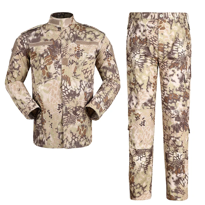 Customer Color Tactical Uniform Camo Uniform ACU  Python Pattern Sand